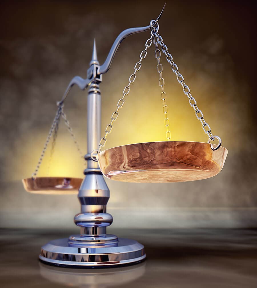 photo of justice scales